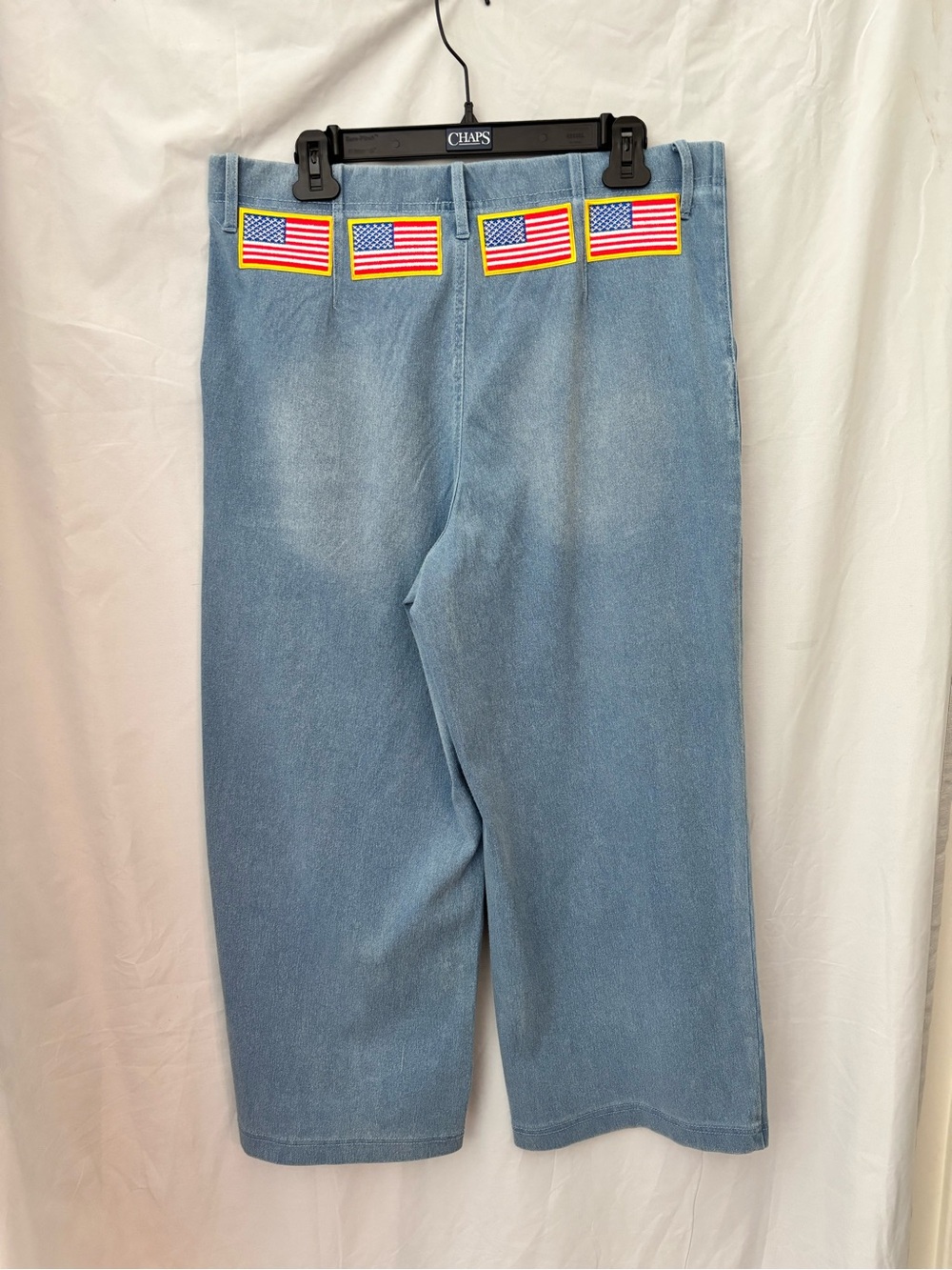 Upcycled Serra Light Blue Relaxed Denim Pants - Picture 2 of 3